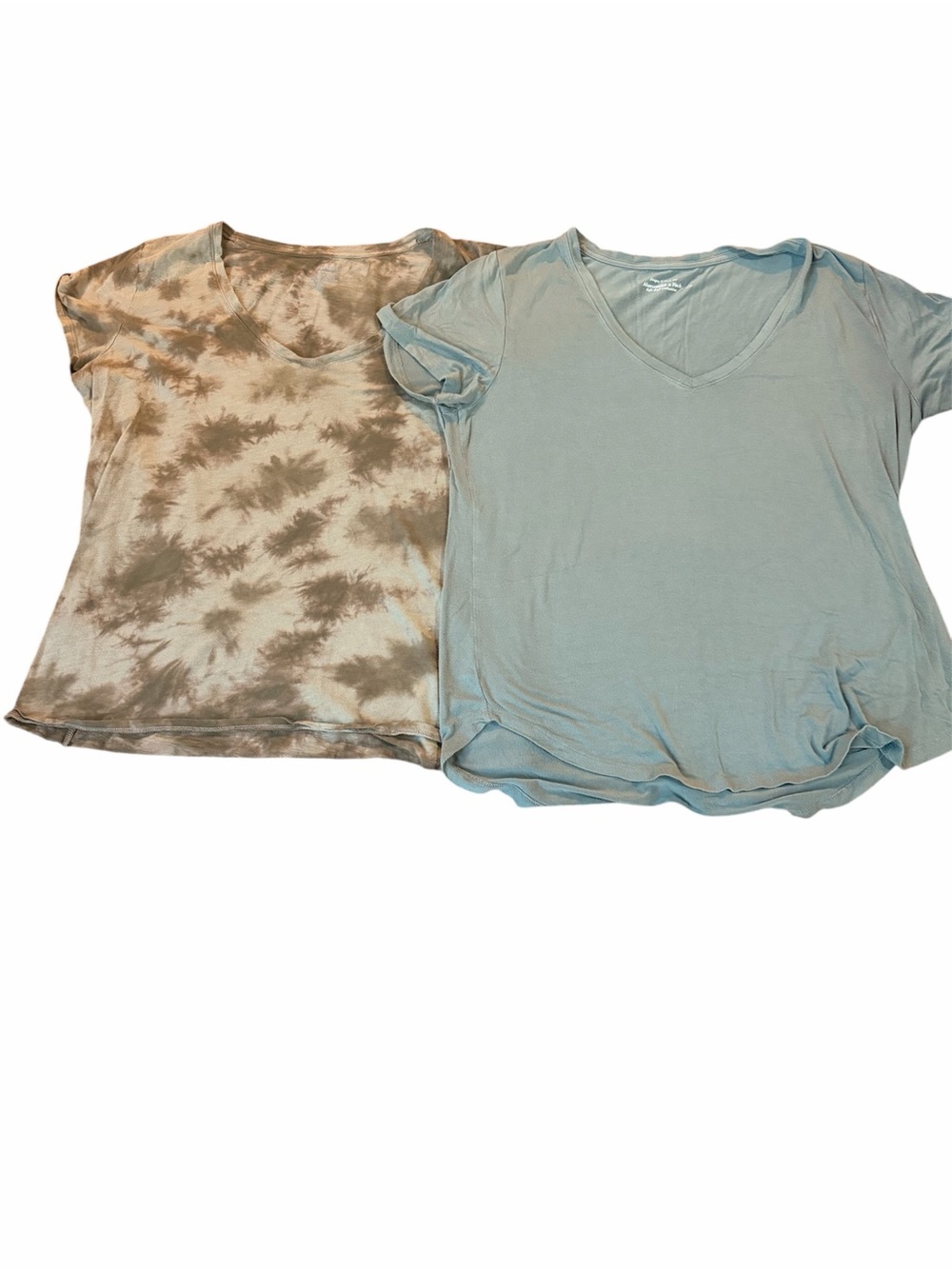 Lot of 2 Short Sleeve Layering Shirts. Pink Victoria Secret and Abercrombie